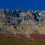 Gebirgsmassiv bei El Chalten