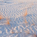 Gipswüste im Abendlicht