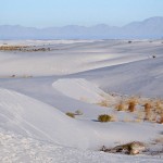 Sacramento Mountains grenzen die White Sands Wüste ab