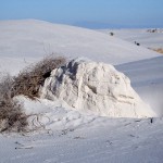  Gipsablagerung in den Dünen