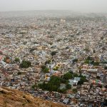 Jaipur bei Dämmerung