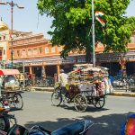 Fahrradrikschah in Jaipur