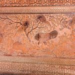 Relief im Palast von Fatehpur Sikri