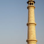 Minarett des Taj Mahal