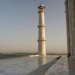 Minarett des Taj Mahal