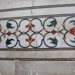 Taj Mahal  Detail der Außenfassade