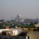Taj Mahal in Dunstlicht