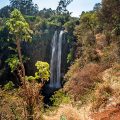 Wasserfall in Nanyuki am Äquator