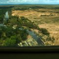 Flugaufnahme Masai Mara mit Mara Fluss