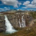 Storulfossen-Wasserfall, Rondane NP Norwegen