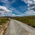 Landschaft beim Forulfossen-Wasserfall, Rondane NP Norwegen