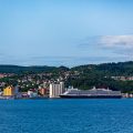Trondheim mit M / S Nordkapp am Kai