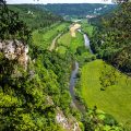 Blick vom Knopfmacherfels nach Beuron, Donautal, Schwäbische Alb