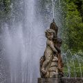 Wasserspiele In den Gärten der Villa Taranto, Lago Maggiore, Piemont, Italien