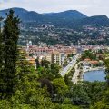 Blick über Verbano, Lago Maggiore, Piemont, Italien