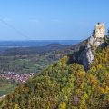 Burgruine Reußenstein im Herbst, BW, LKR Esslingen, Neidlingen