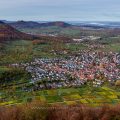 Blick über Beuren, Albvorland, Baden-Württemberg