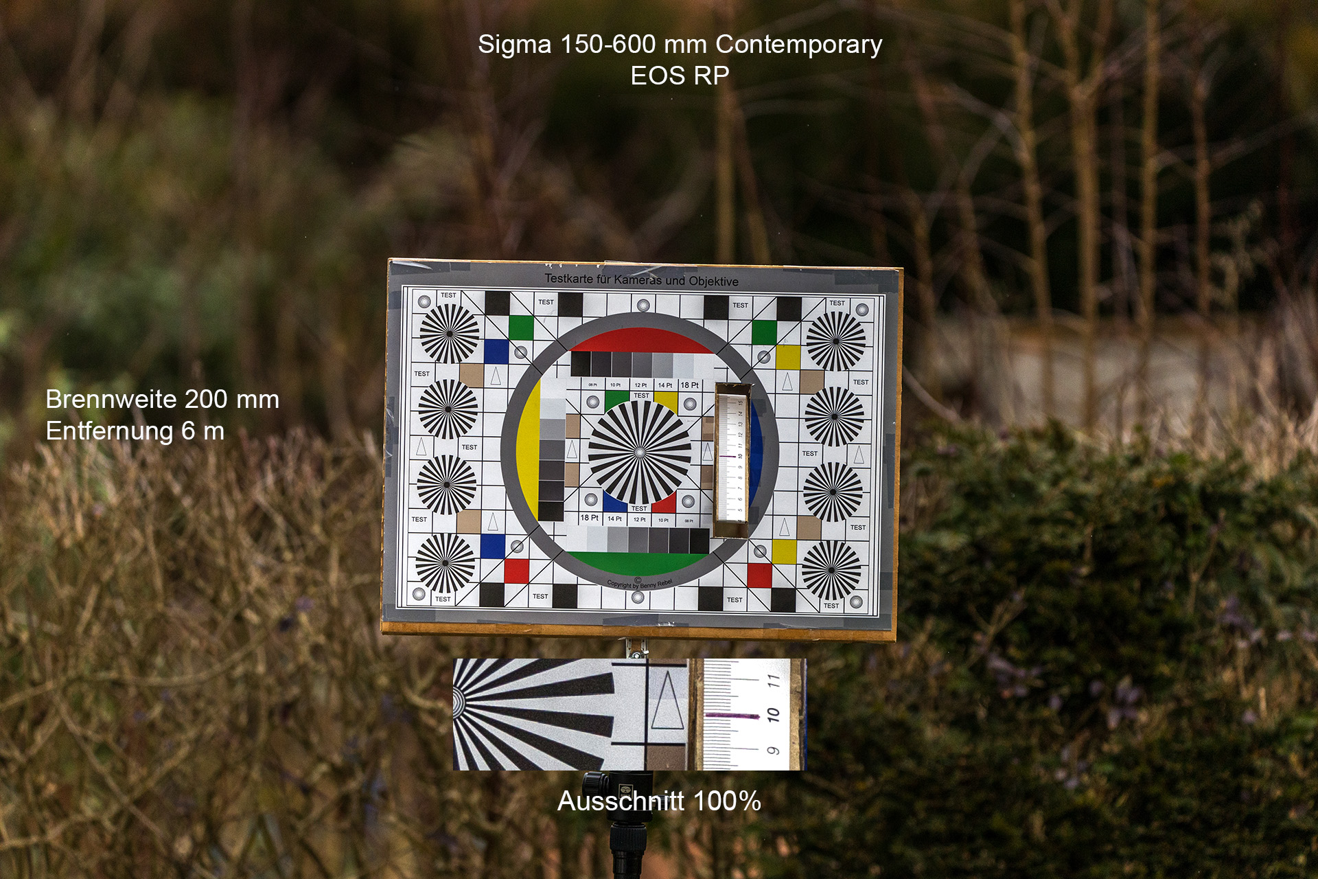 Testaufnahmen mit Sigma 150-600 mm, Canon EOS RP, 200 mm, 6 Meter