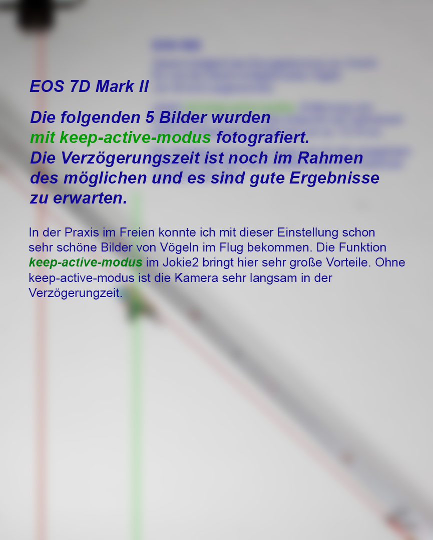 EOS 50D, mit keep-active, Beschreibung