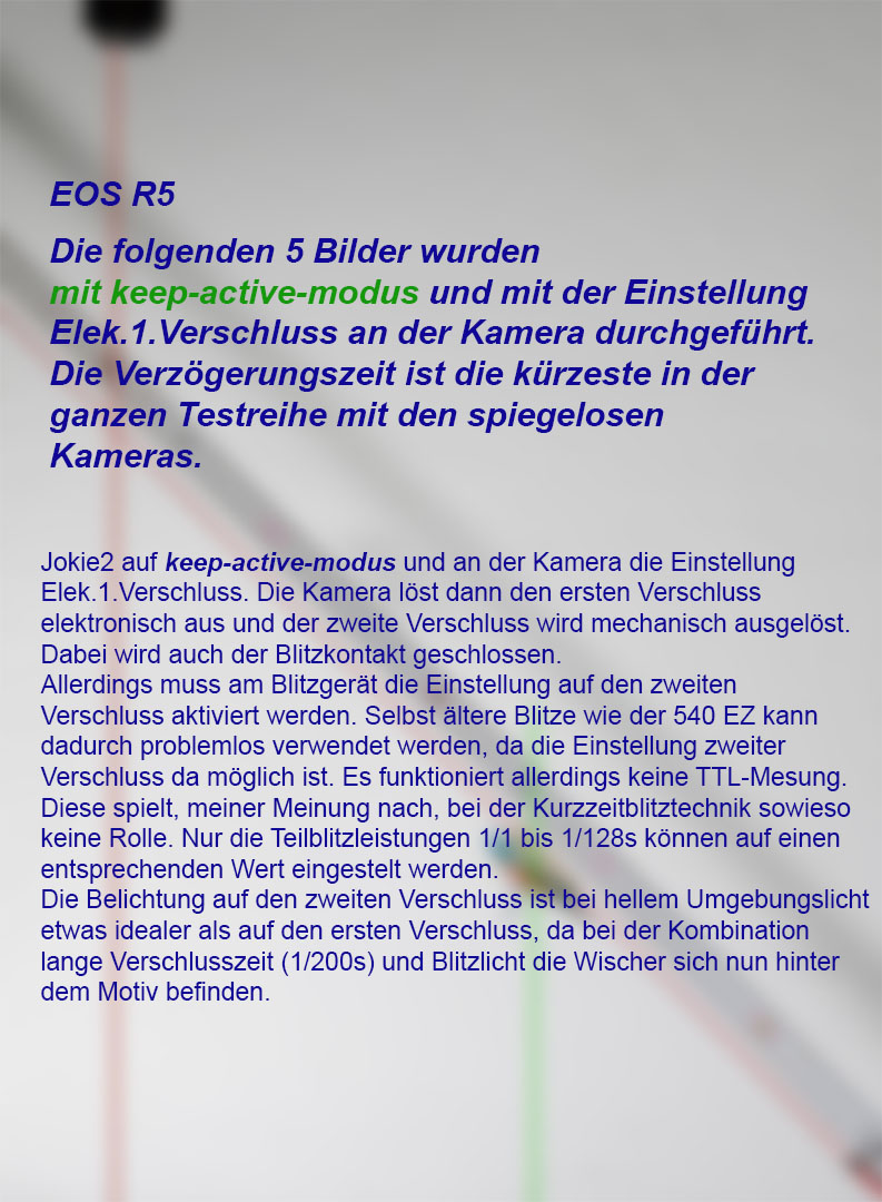 R5 mit keep-active, elektronischer Verschluss