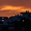Abendstimmung an der Steiküste bei Algar Seco, Algarve