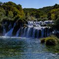 Wasserfall im Nationalpark Krka bei Sibenik