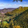 Herbststimmung im Neidlinger Tal, Burgruine Reußenstein