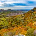 Burg Hohenneuffen im Herbst, Schwäbische Alb