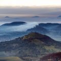 Nebelstimmung am Breitenstein, Schwäbische Alb