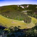 Blick vom Knopfmacherfels nach Beuron, Donautal