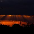 Wolkenstimmung bei Sonnenuntergang