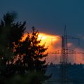 Wolkenstimmung bei Sonnenuntergang