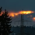 Wolkenstimmung bei Sonnenuntergang