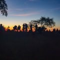 Besucher am Breitenstein zur Sonnenfinsternis